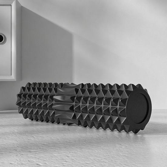 Foam Roller 4-Ball Massage Stick, Deep Tissue Muscle Sore Pain Relief Massager, Roller Massager for Leg Arm Belly Back Body