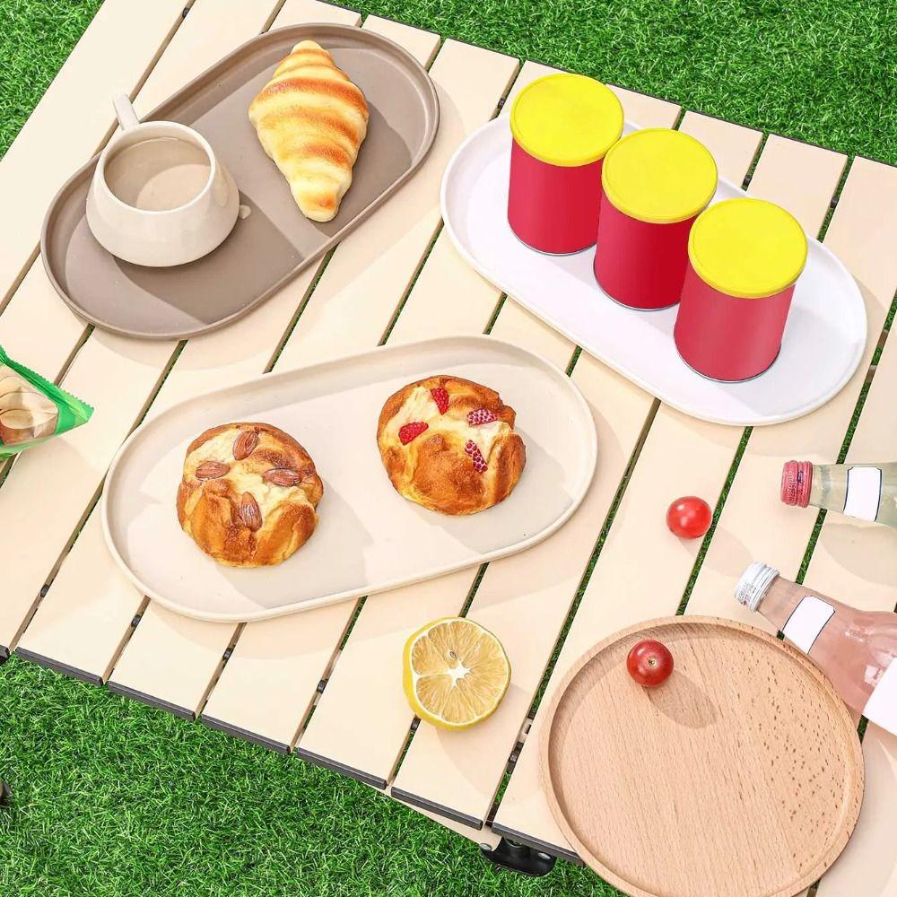 Plastic Serving Tray Stackable Dish Plate Kitchen Organizer Dessert Tray  Wedding Party