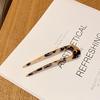 Hairpin U Shape Hair Jewelry Mini Women Leopard Hair Fork for Festival