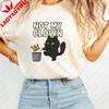 Funny Political Cat TShirt No Kings Kawaii Clothes Oversized T Shirt Graphic Tshirts Y2k Top Women Clothes High Quality Cotton