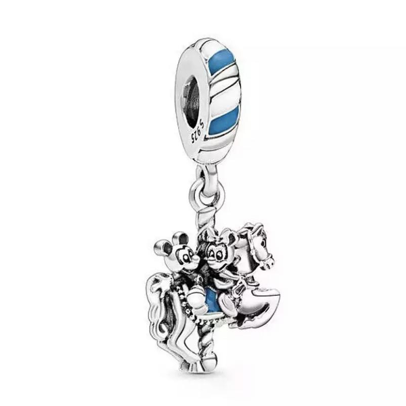Newcopper   Mickey Mom Minnie Clip Stitch Charms Bead Fit Original Bracelets Charm Diy Women Jewelry