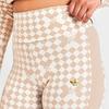 Adidas SS23 Vintage Sport Rutete Tettsittende Fritidsbukser Dame Underdeler Nude IA3916-100