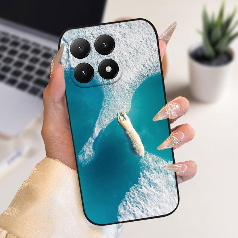 Pro Xiaomi 15T Pouzdro Stylová Malba Nárazuvzdorný Zadní Kryt Pro Xiaomi 15 T Kryt Telefonu Měkký TPU Silikonový Ochranný Kryt Proti Pádu