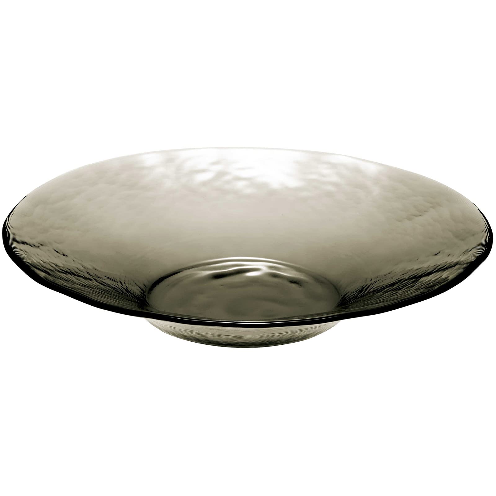 

Toyo Sasaki Glass Nuage Bowl 225, Made in Japan, Large Round Plate, Glass Dish, Tableware, 46057SM