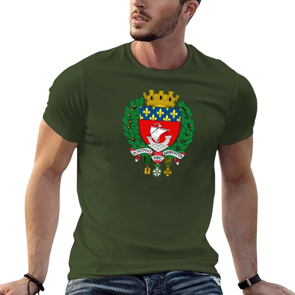 Paris (France) coat of arms T-Shirt graphic t shirt vintage vintage clothes designer shirts mens vintage t shirts