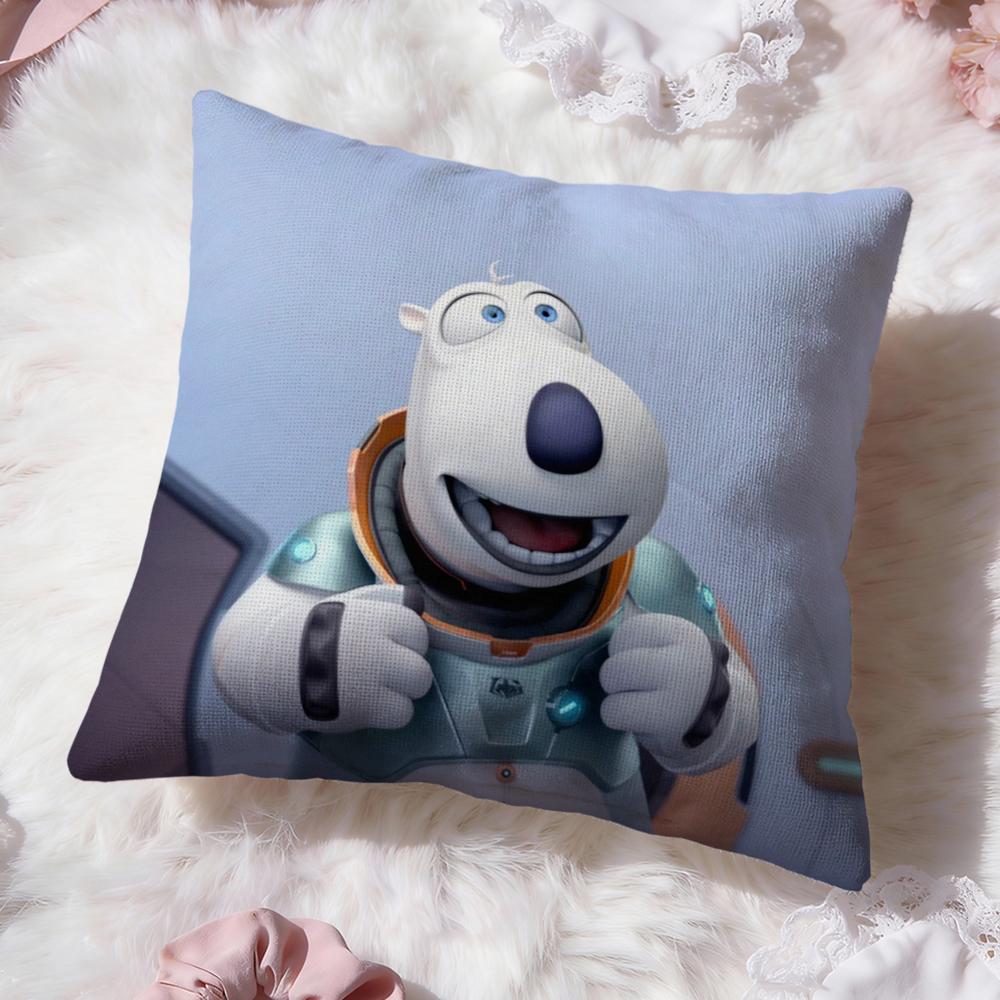 Cute B-Backkom Cushion Cover Premium Comfort Reversible Pillow Cove -Two in One Design for Any Room & Car Interior