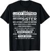 Christmas Funny For Brother From Sister I Am A Lucky Brother Gift Unisex T-Shirt