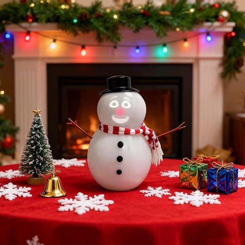 Animated Talking Snowman Singing With Built-In Projector Singing Snowman Decor With Flashing Lights & Speaker Christmas Gifts