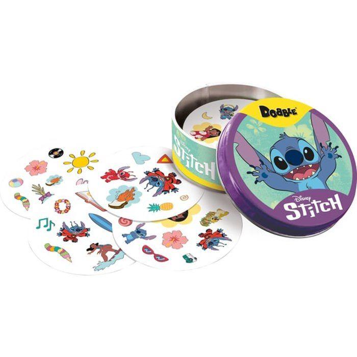 Jeu de société - ASMODEE - Dobble Stitch - 55 cartes rondes - À partir de 6 ans - Mixte