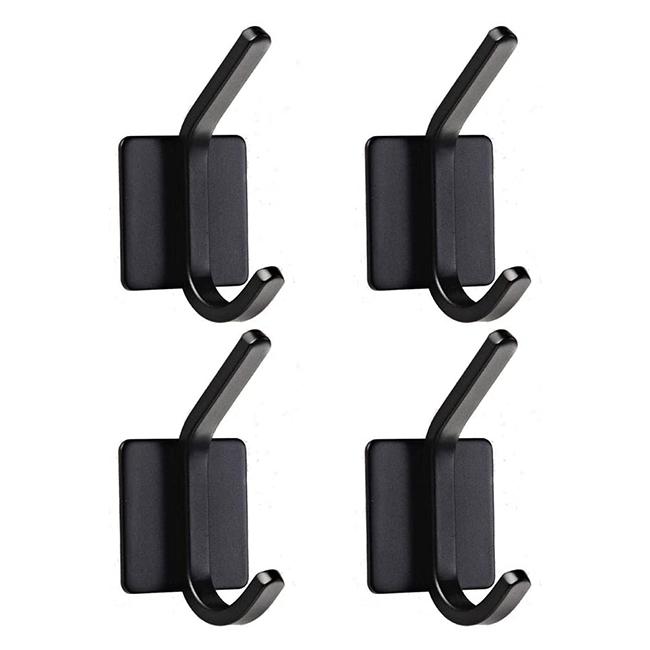 Self-Adhesive Towel Hooks Heavy Duty Stainless Steel Bathroom Hook for Robe Coat Hat