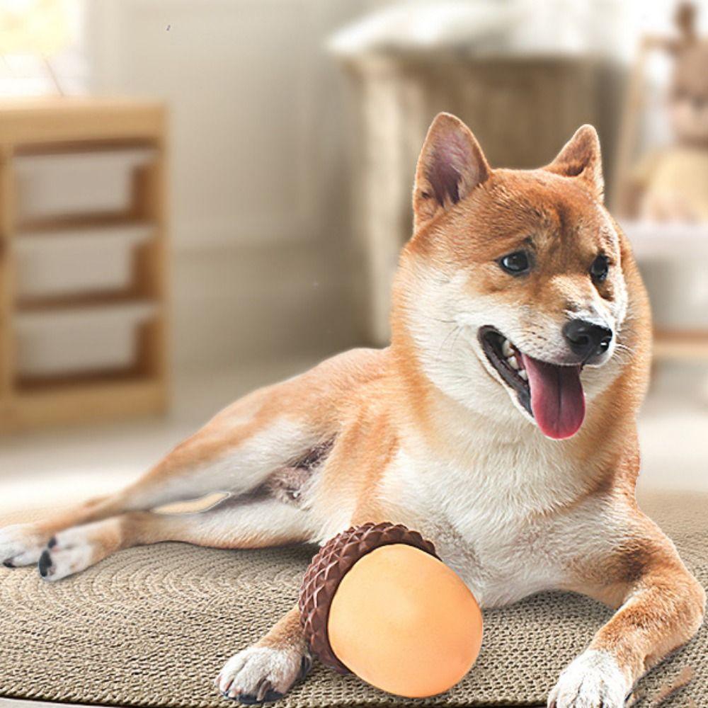 

Желудь Форма Собака Течь Еда Мяч Укусы Собака Головоломка Игрушка Питомец Медленная Кормушка Миска Кормление