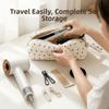 Multi-Purpose Hair Dryer Storage Bag Dustproof Large Capacity Curling Iron Pouch Zipper Closure Multi-Functional