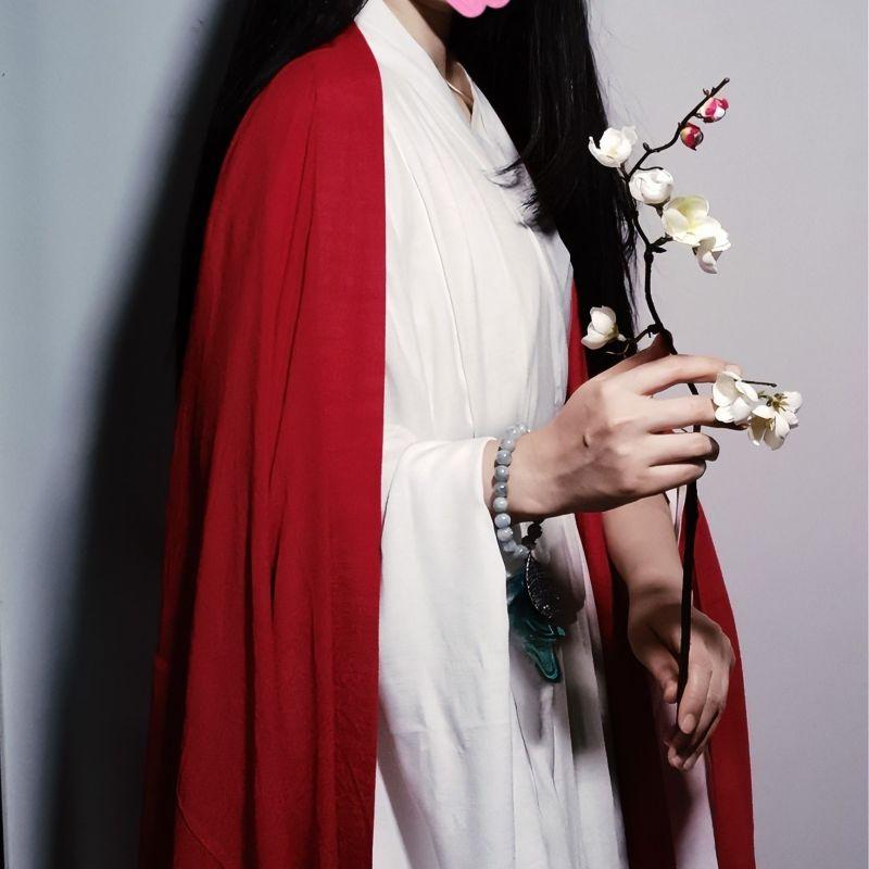 Chinesischer Wei- und Jin-Dynastien-Stil Hanfu Göttin-Thema Damenkleid-Set