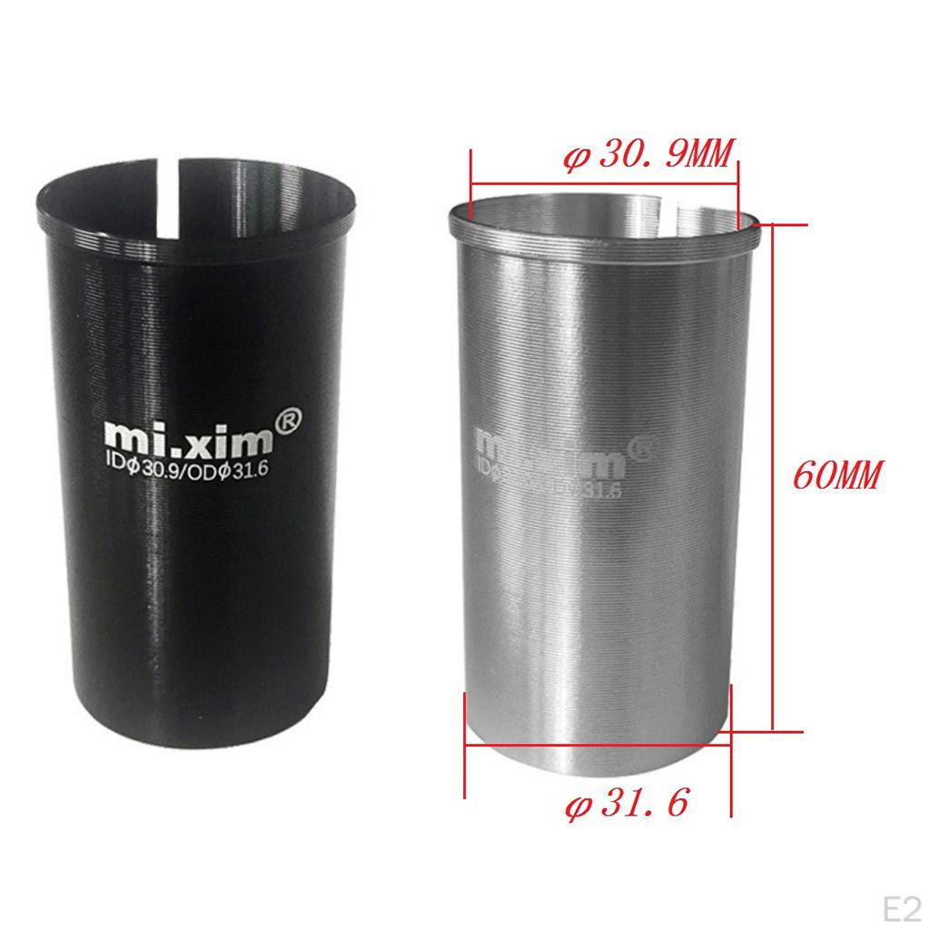 Adaptateur de tube de selle en alliage 31,6 mm 30,9 mm Taille de selle