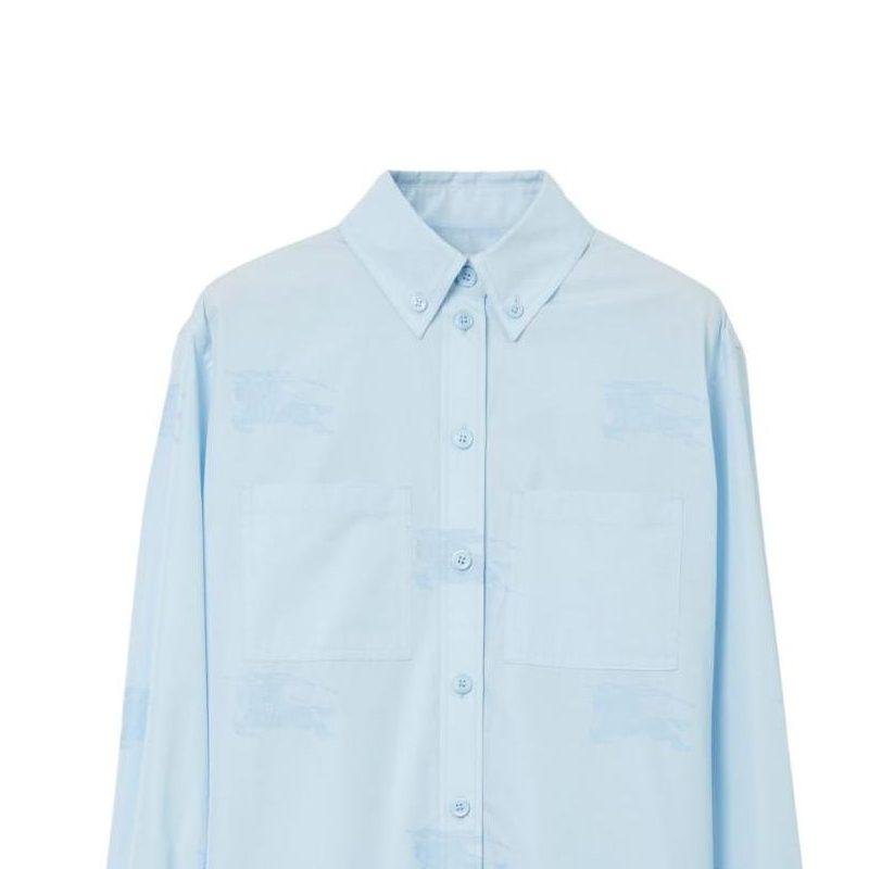 Burberry SS23 Shirt Women's Blue 80658101
