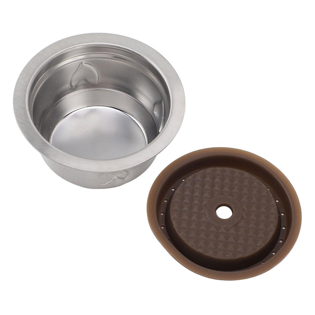 Refillable Coffee Capsule Stainless Steel 230ml Capacity Reusable Coffee Pod for Home