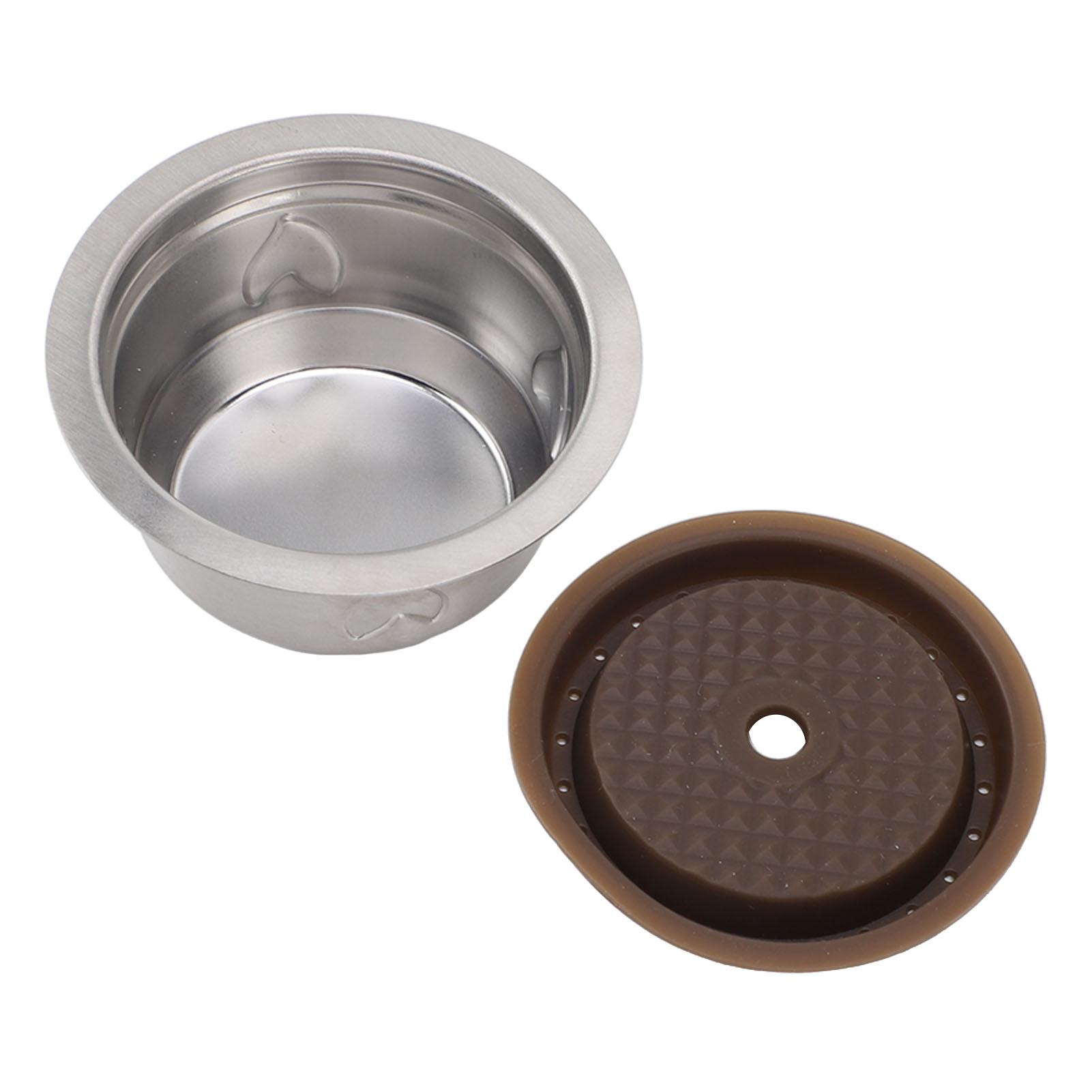 

Refillable Coffee Capsule Stainless Steel 230ml Capacity Reusable Coffee Pod for Home