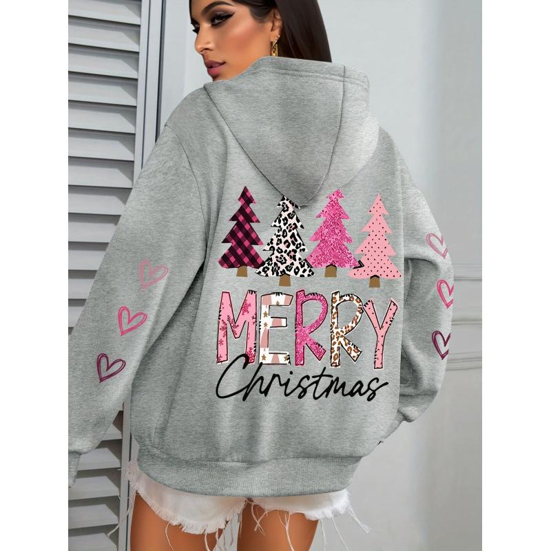 Merry Christmas And The E Printing Women Hooded