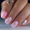 Short Ballerina False Nails Lovely Stars Nail Tips New Press On Nails  DIY