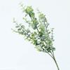 Single Plastic Eucalyptus Leaf, Home Living Room Decoration Simulation Green Plant Bonsai Money Leaf