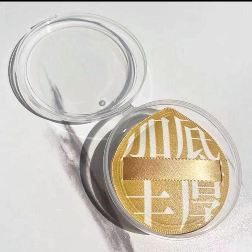 

Quick Dry Korean Makeup Sponge Puff Triangular Foundation Sponge for Liquid Cream and Powder yellow-with box