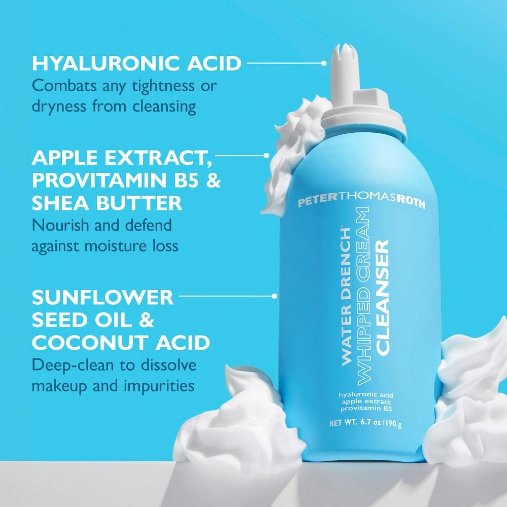 Peter Thomas Roth Water Drench Aufgeschäumter Reiniger 198 ml