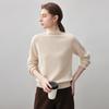 Kemengboka Women's 100% Cashmere Cable Knit Turtleneck Sweater
