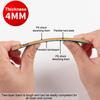 6 Stück MS-E400-1500 Halbflexible Schleifstäbchen Kunststoff-Modellbau-Polierstäbchen für DIY-Montage Modellbauwerkzeuge