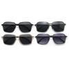 Men's Lightweight Polarized Metal Sunglasses - UV Protection, Black Outdoor Design
