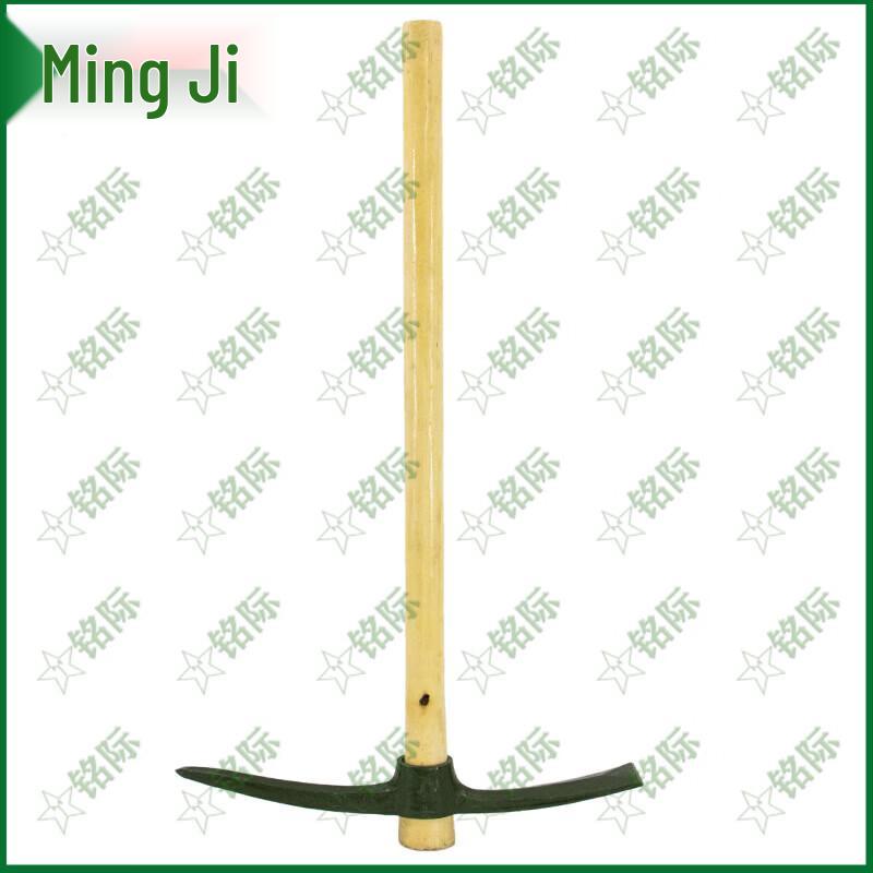 Multi-functional Wooden Handle Shovel and Pickaxe