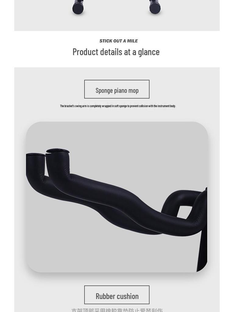 Folding A-frame Universal Guitar Stand for Electric, Acoustic, Bass, Zhongruan, Pipa, Liuqin
