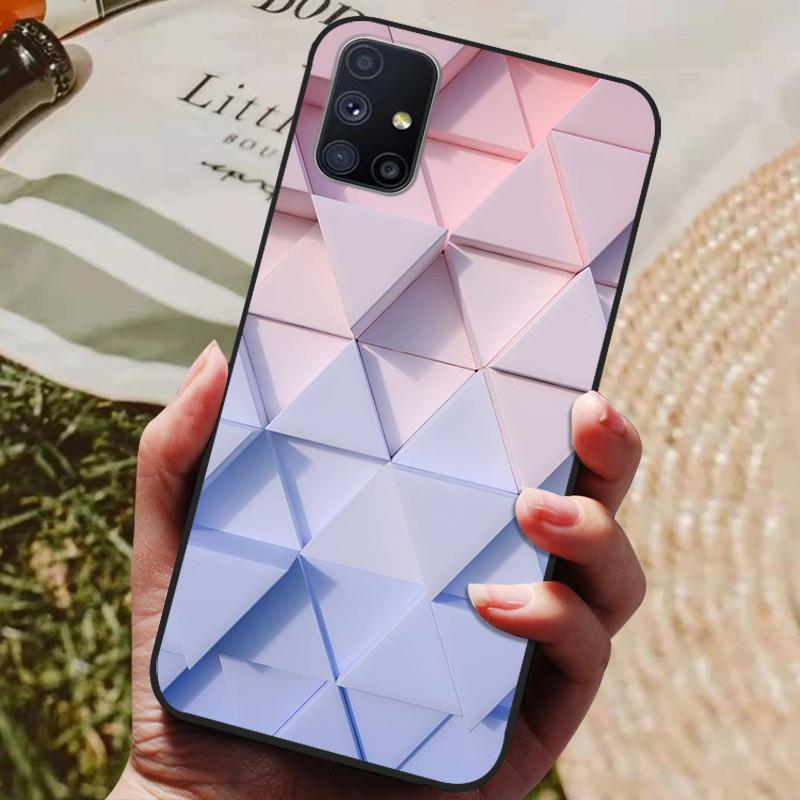 For Samsung Galaxy M51 Case Wolf Cartoon Silicon Soft TPU Back Cover For Samsung M51  Phone Cases GalaxyM51 M 51 M515F Coque