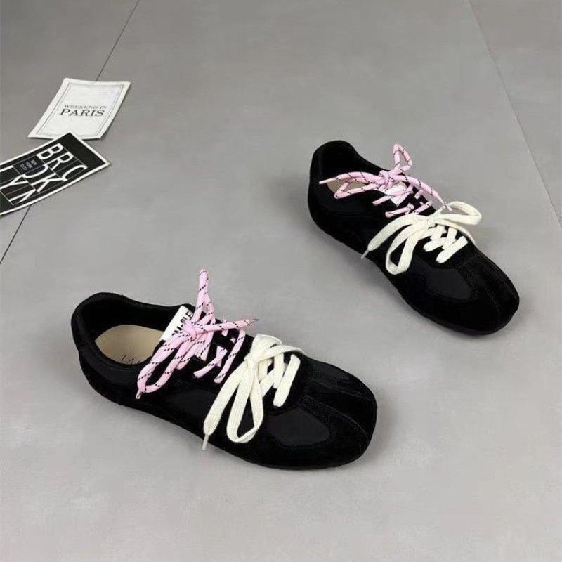 

Fashion New Style Fashion Popular Retro Lacing Breathable Women s Thick Bottom Pleated Casual Sneakers White Shoes Zapatos Mujer 35