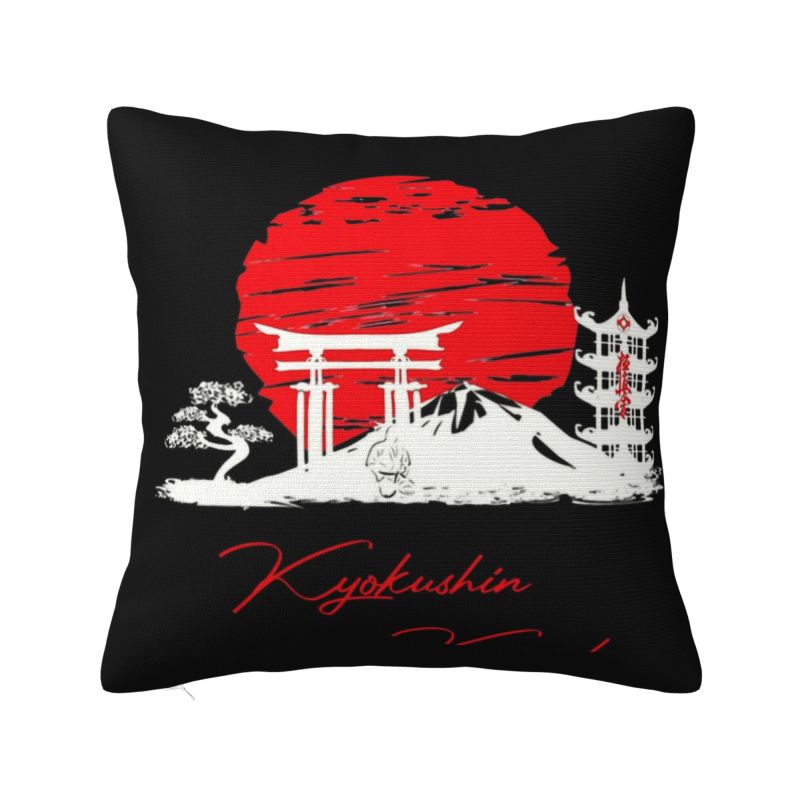 Kyokushi Karate Cushion Covers Martial Arts Soft Nordic Throw Pillow Case Home Decoration
