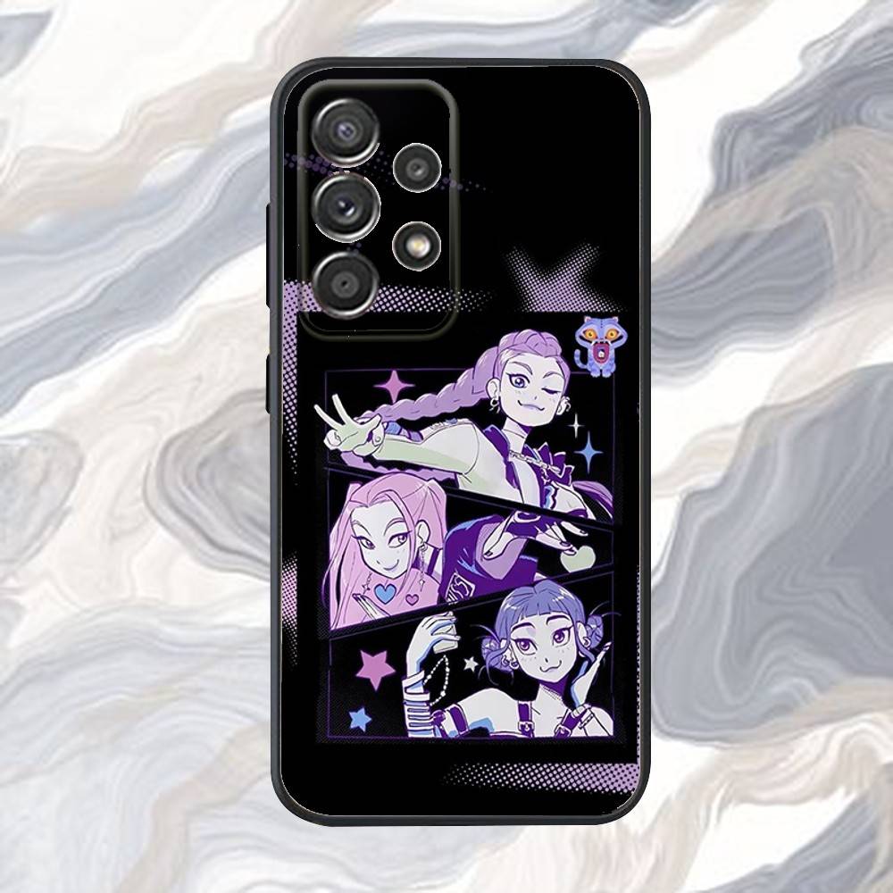 KPOP D-Demon-ns H-Hunters Handyhülle Für Samsung S25,S24,S21,S22,S23,S30,Ultra,S20,Plus,Fe,Lite,Note,10,9,5G Schwarzes Cover
