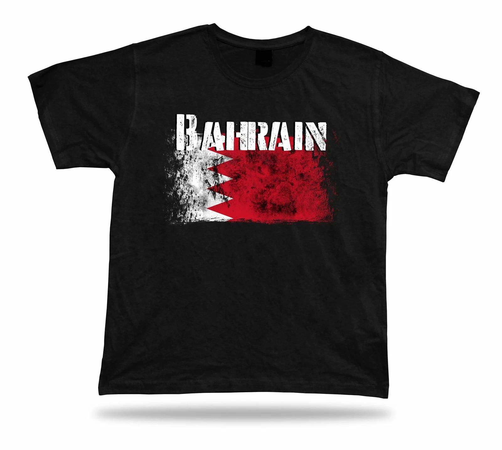 Bahrain flag Tshirt T-shirt Tee top city map Arabic bahr two seas Basic APPAREL M