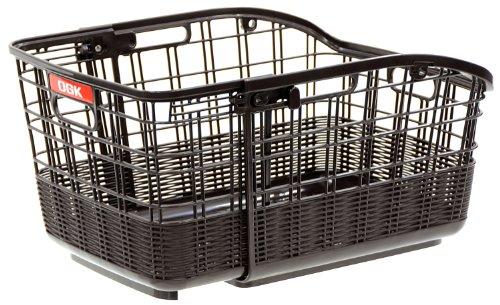 OGK Giken OGK (OGK) Hinterkorb RB-037 (Fester Schiebe-Korb hinten im Rattan-Look) Dunkelbraun für Fahrräder
