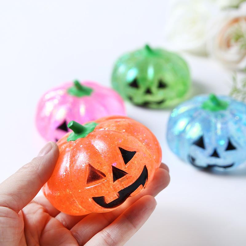 Halloween Pumpkin Squishy Squeeze Toy Fidget Toy Slow Rebound Decompressing Toy Pinch Toy For Stress Relief Funny Gifts