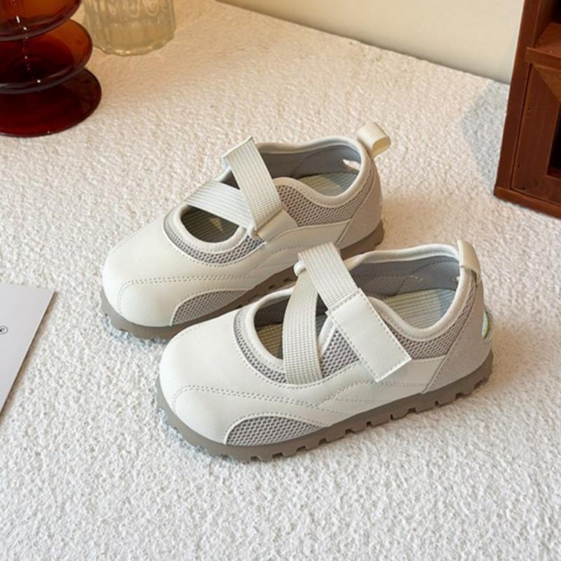 Girls' Lightweight Sports Shoes Girls' Puff White Shoes, Breathable Casual Shoes Fashionable German Training Shoes