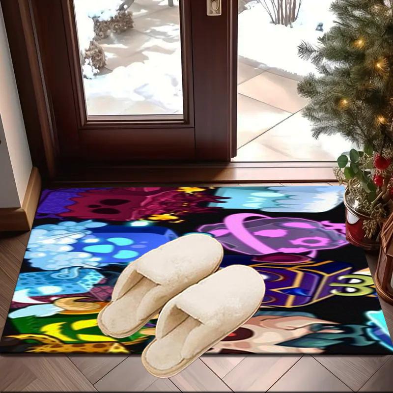 Colorful Cube Creatures Carpet, Chair Rug,Rug for Office Bedroom living rooms, Doormat decor Fan Gift Christmas Gift