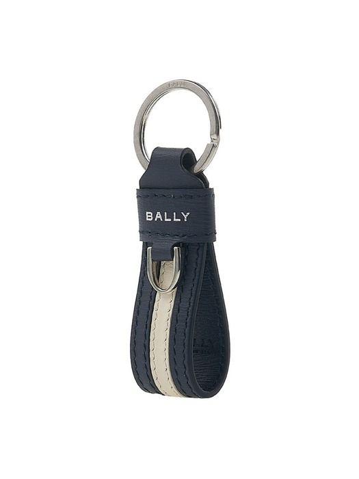 Bally Men's Ribbon Key Holder RBN STR KEYFOB U507P