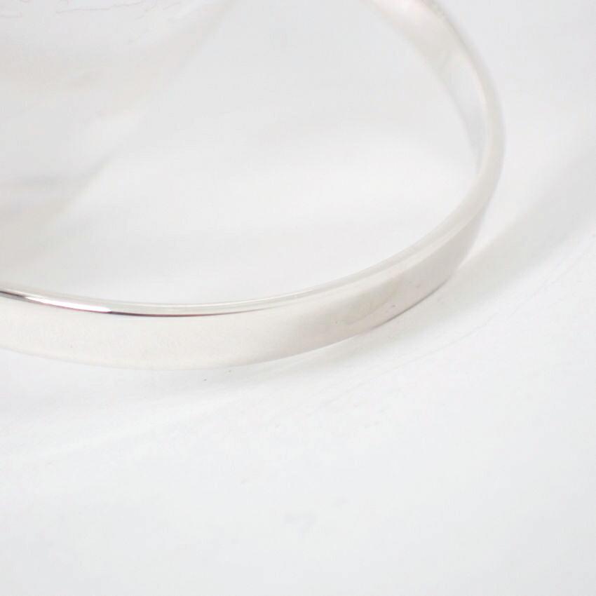 [Pre-owned] TIFFANY 925/750 Hook & Eye Bangle/j64-5