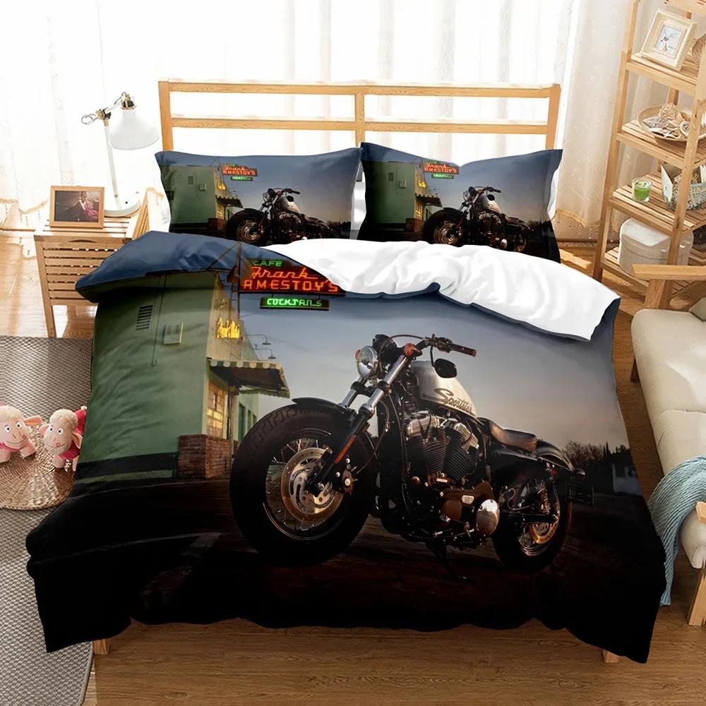 סט מצעים מודפס בדוגמת דינוזאורים מצוירים, 3 חלקים, 1*כיסוי שמיכה+2*ציפית, מתאים למיטה קינג, מיטה יחיד לכל העונות