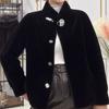Winter Fashion Short Mink Coat with Stand Collar Shelan Mink Fur New Style