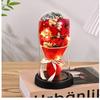 7 Eternal Roses Glass Cover Valentine's Day Gift Cross Border Soap Flower Mother's Day Gift Ornament