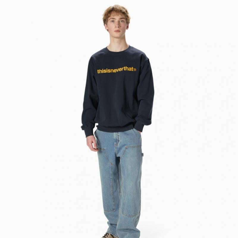 ThIs Is Never ThaT T Logo lT Crewneck Navy