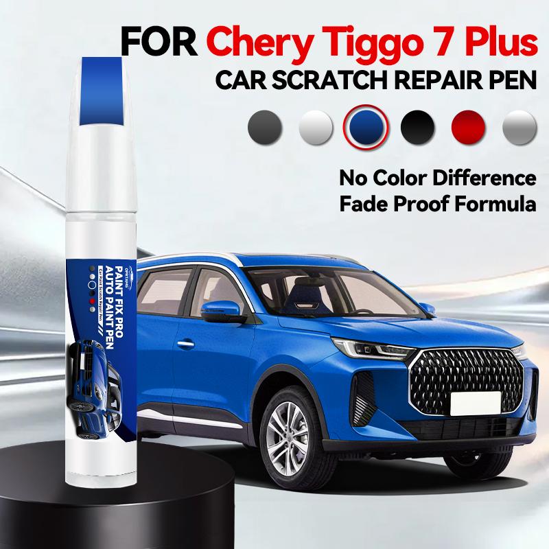 Veicolo per Uso Esclusivo Per Chery Tiggo 7 Plus 1990-2026 Penna per Riparazione Vernice Ritocco Rimuovi Graffi Accessori Auto Nero Silv