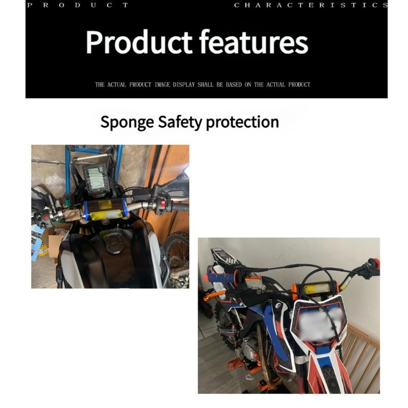 Motorbike Modified Accessories Impact Resistance Handlebar Chest Pad Motorcycle Chest Protector Secure Cotton Crash Pads