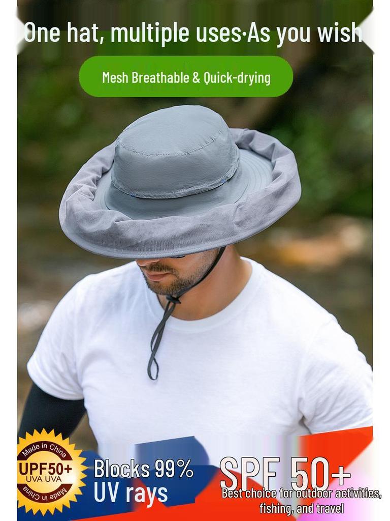 Spring Insect-Proof Sun Hat: Quick-Dry Adult Beekeeper & Fishing Protection