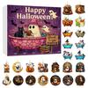 1 Set Halloween Ghost Countdown Calendar 24 Days Spooky Reading Bubble Bath Ghost Ornament Advent Calendar Holiday Bookworms Gift